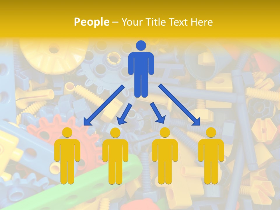 Connect Geometric Concept PowerPoint Template