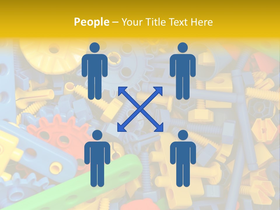 Connect Geometric Concept PowerPoint Template