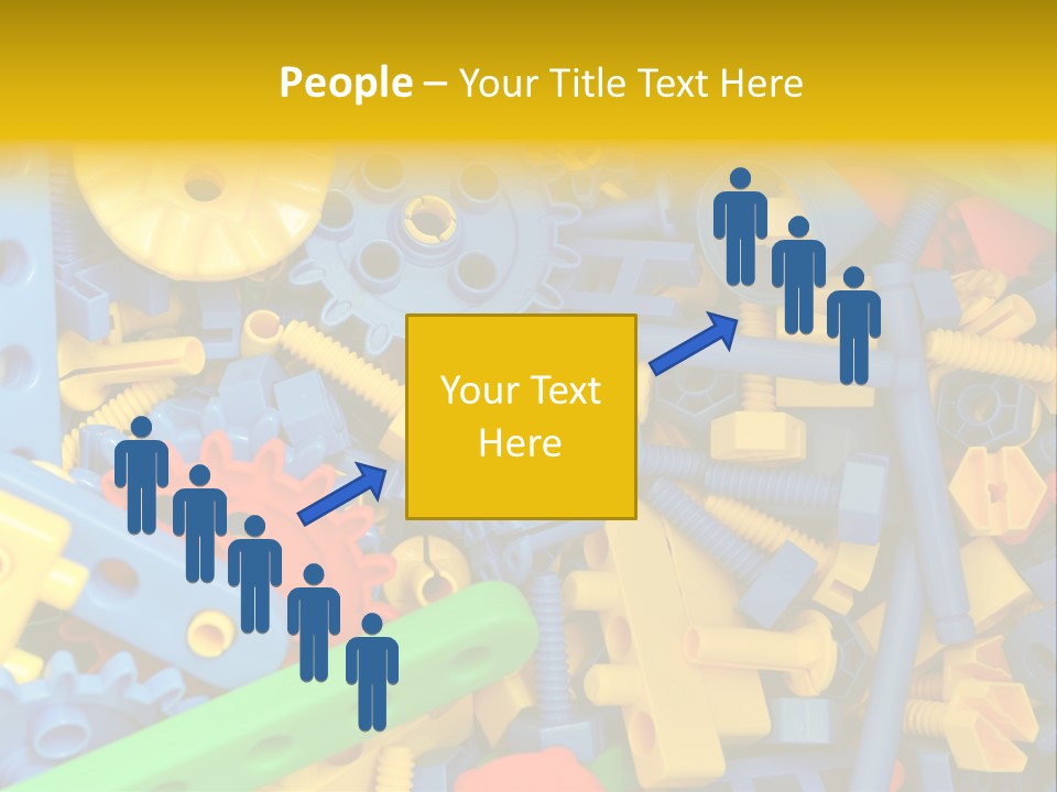 Connect Geometric Concept PowerPoint Template