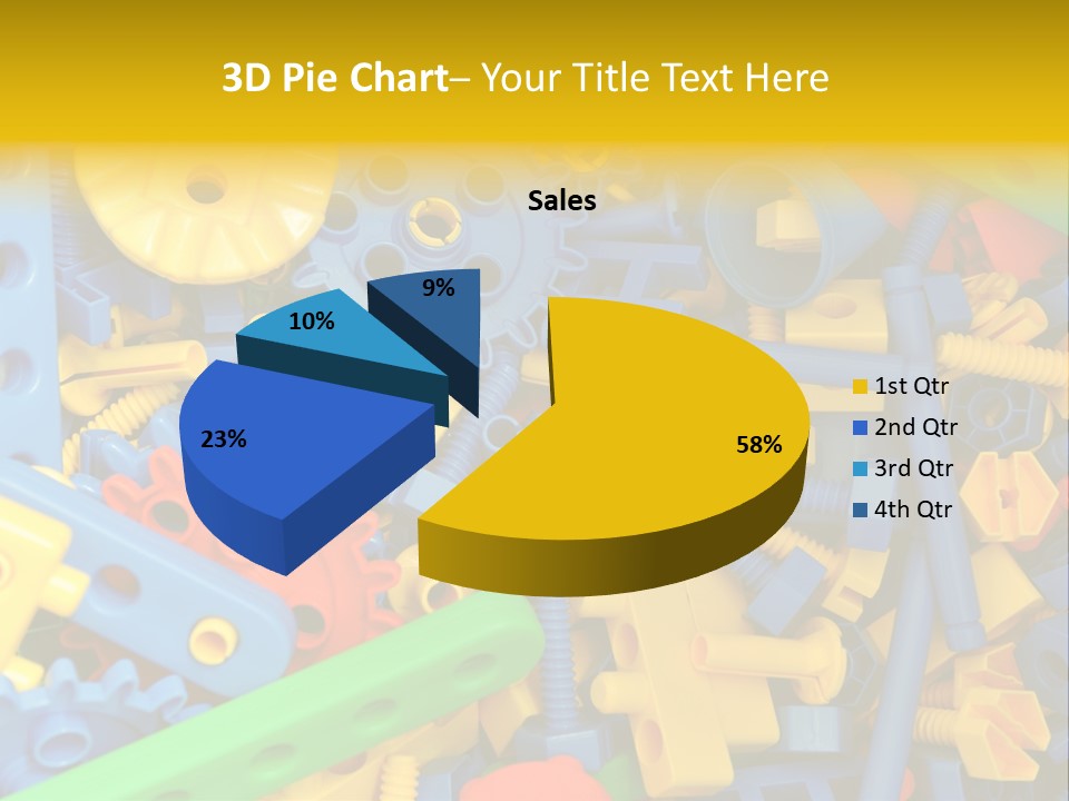 Connect Geometric Concept PowerPoint Template