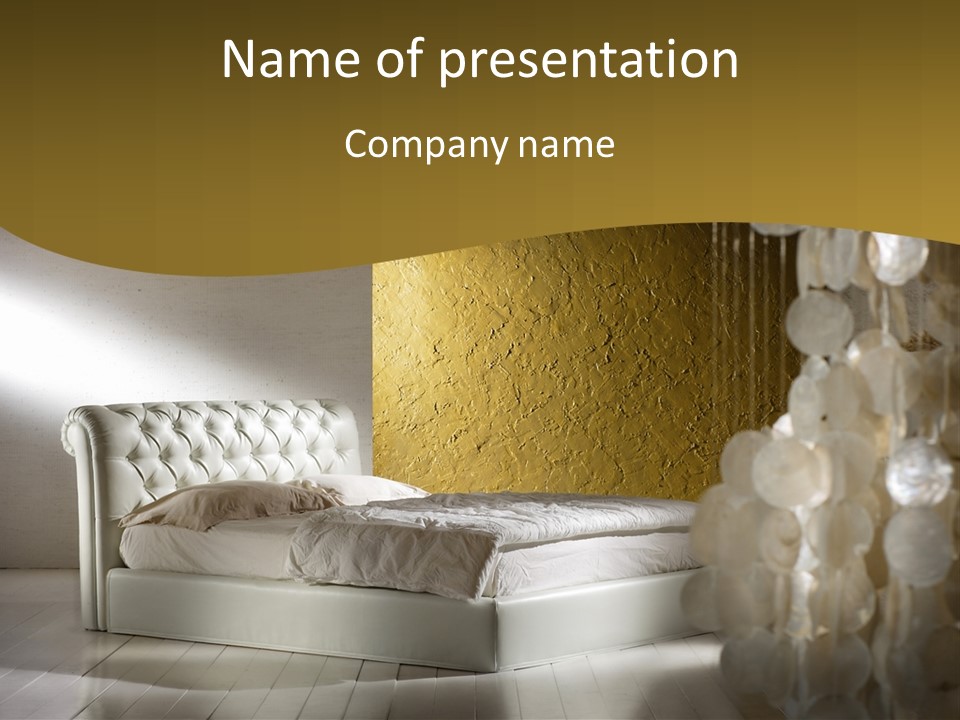 Room Classic Sheet PowerPoint Template