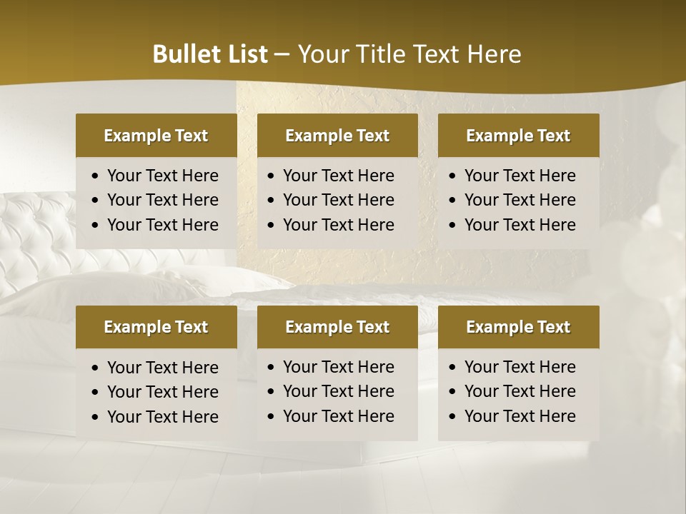 Room Classic Sheet PowerPoint Template