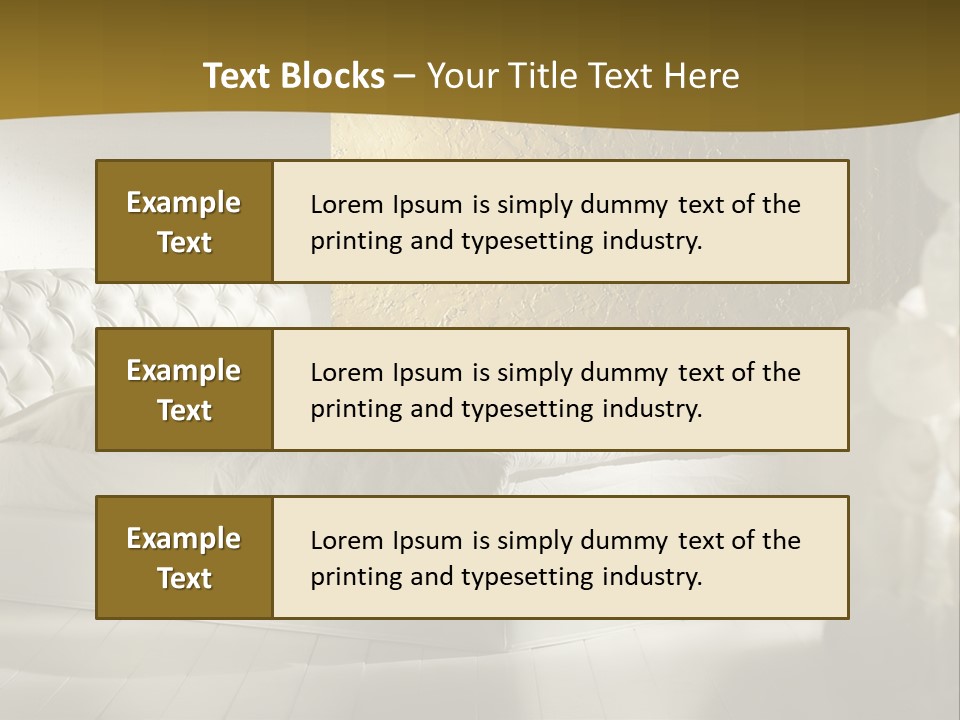 Room Classic Sheet PowerPoint Template