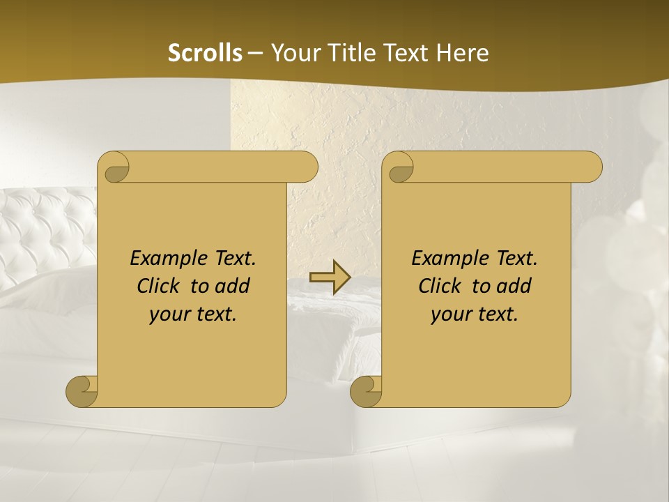 Room Classic Sheet PowerPoint Template