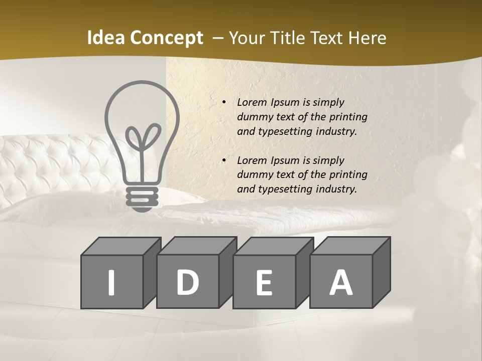 Room Classic Sheet PowerPoint Template