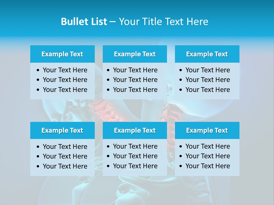 Injury Neck Whiplash PowerPoint Template