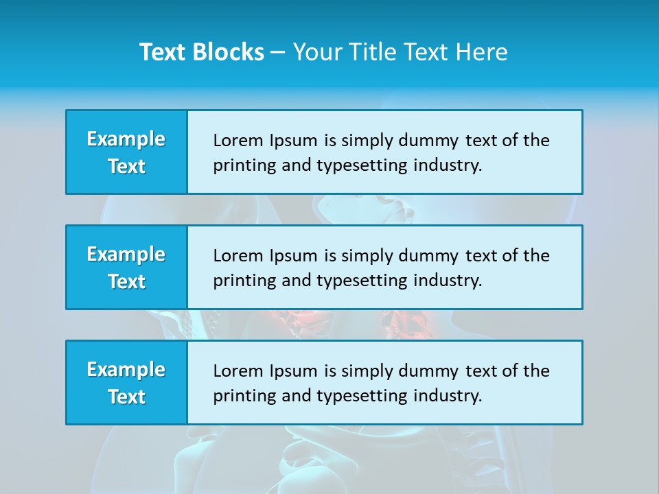 Injury Neck Whiplash PowerPoint Template