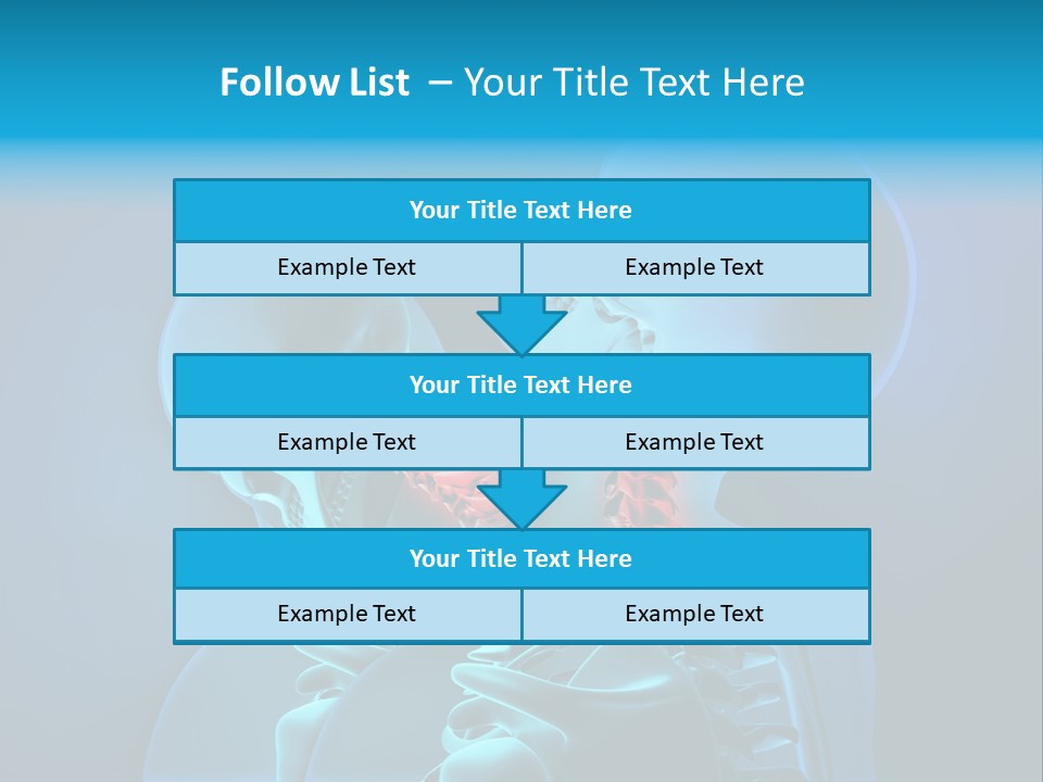 Injury Neck Whiplash PowerPoint Template