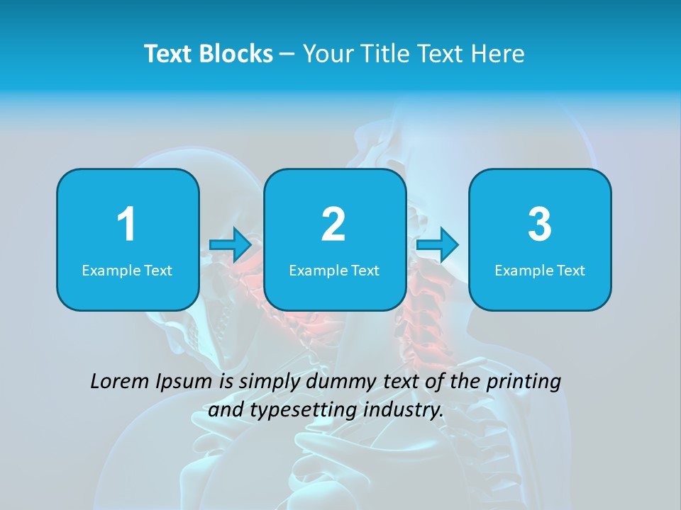 Injury Neck Whiplash PowerPoint Template