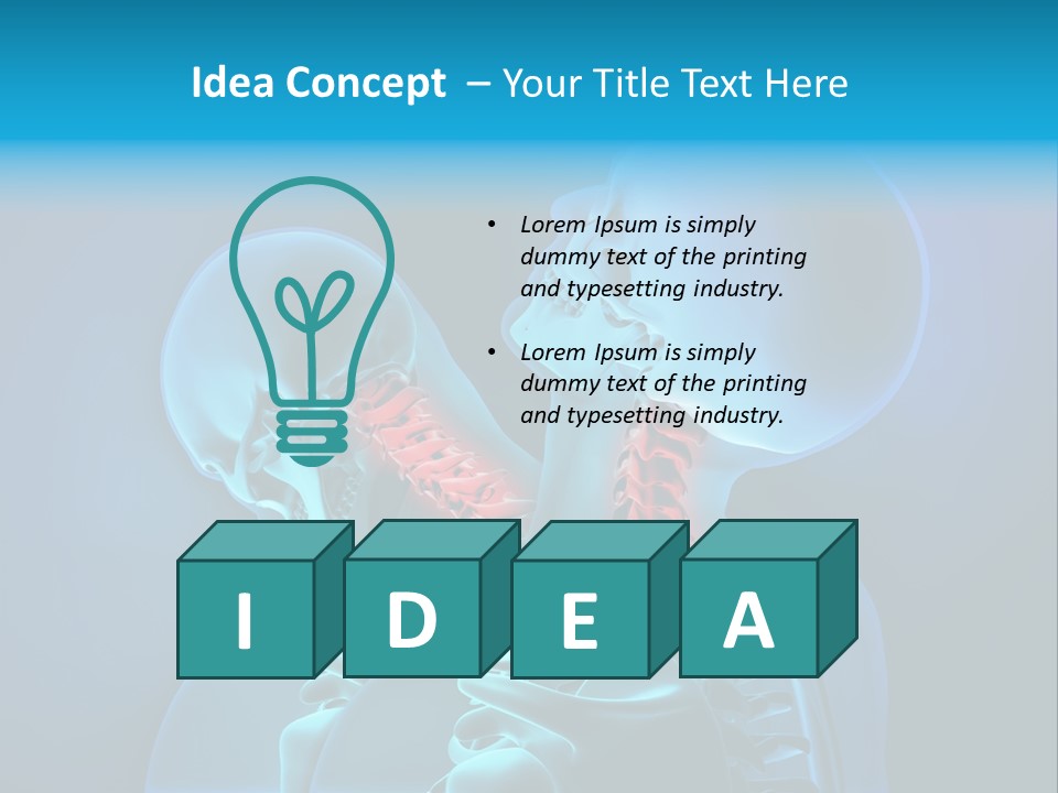 Injury Neck Whiplash PowerPoint Template
