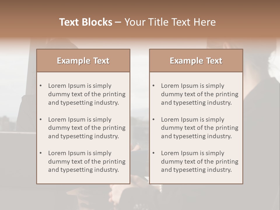 Credit Grantor Credit User Consulting PowerPoint Template