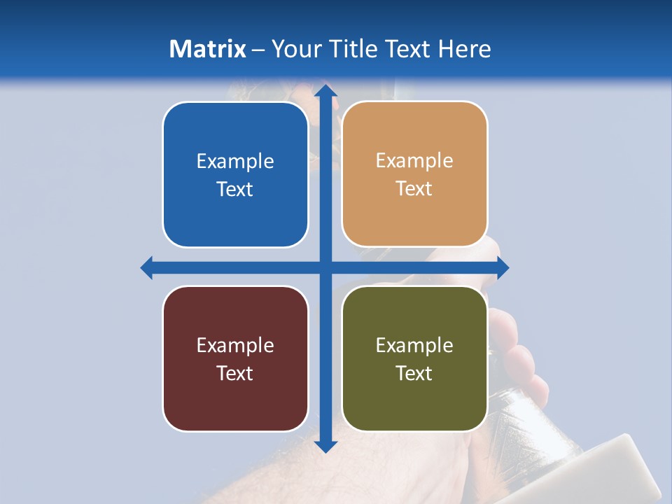 Job Prize Blue PowerPoint Template