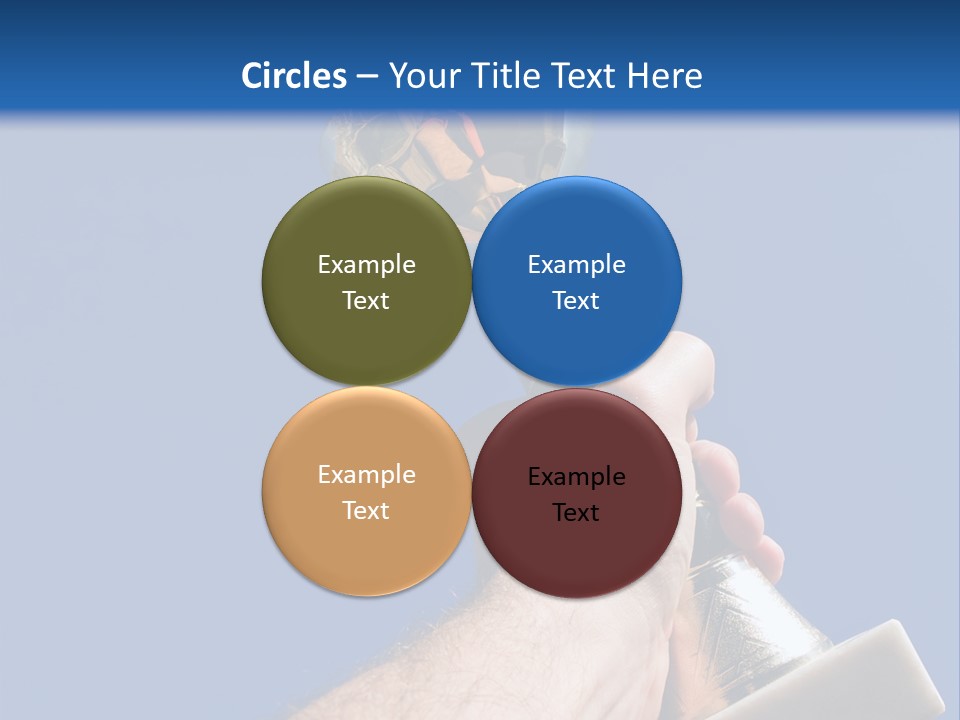 Job Prize Blue PowerPoint Template