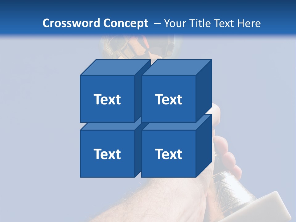 Job Prize Blue PowerPoint Template