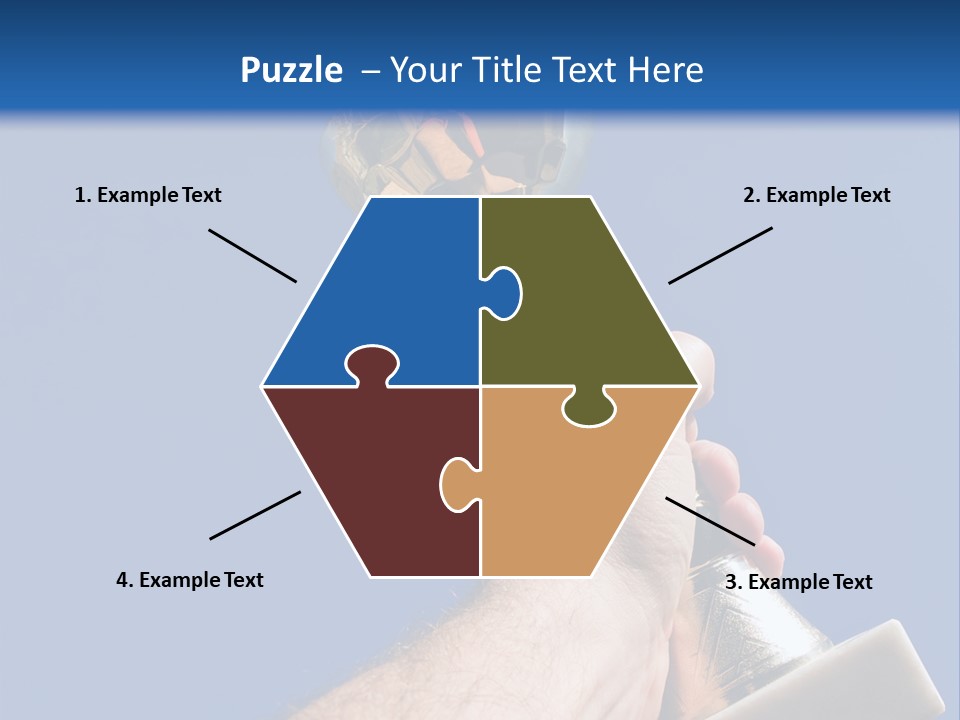 Job Prize Blue PowerPoint Template