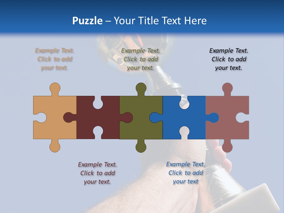 Job Prize Blue PowerPoint Template