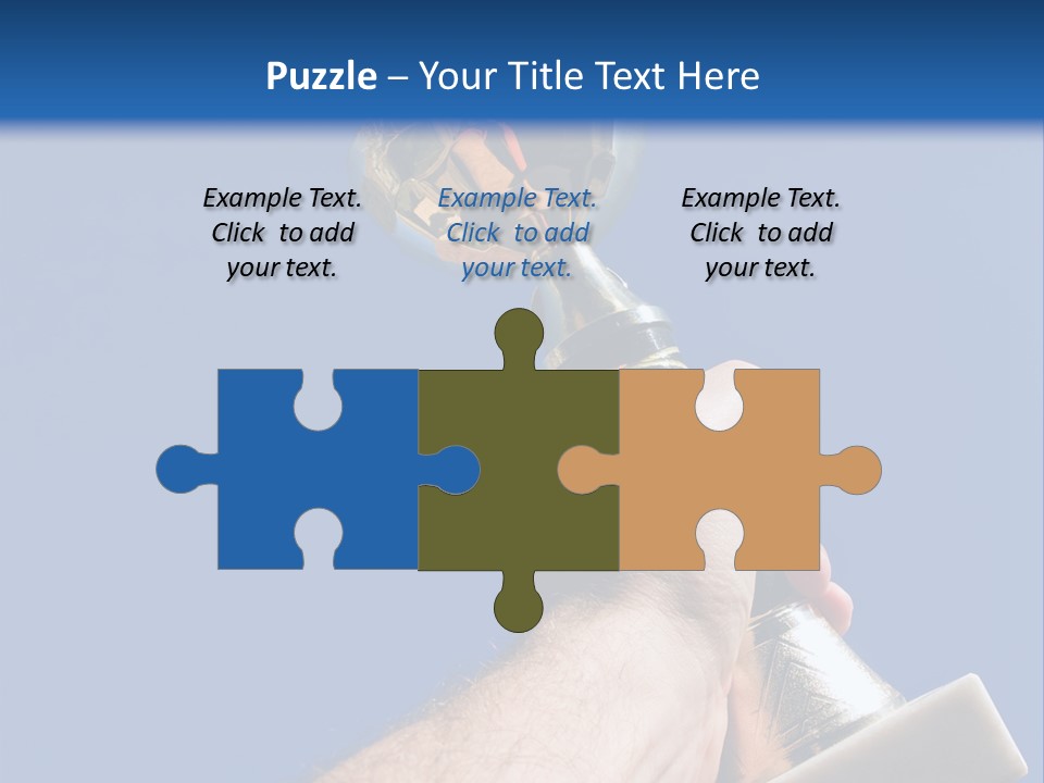 Job Prize Blue PowerPoint Template