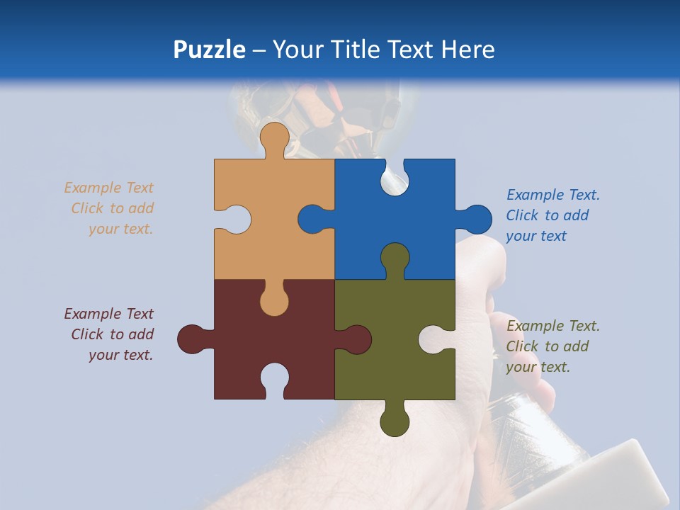 Job Prize Blue PowerPoint Template