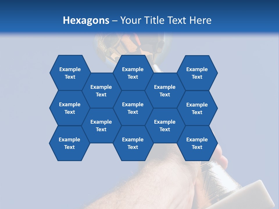 Job Prize Blue PowerPoint Template