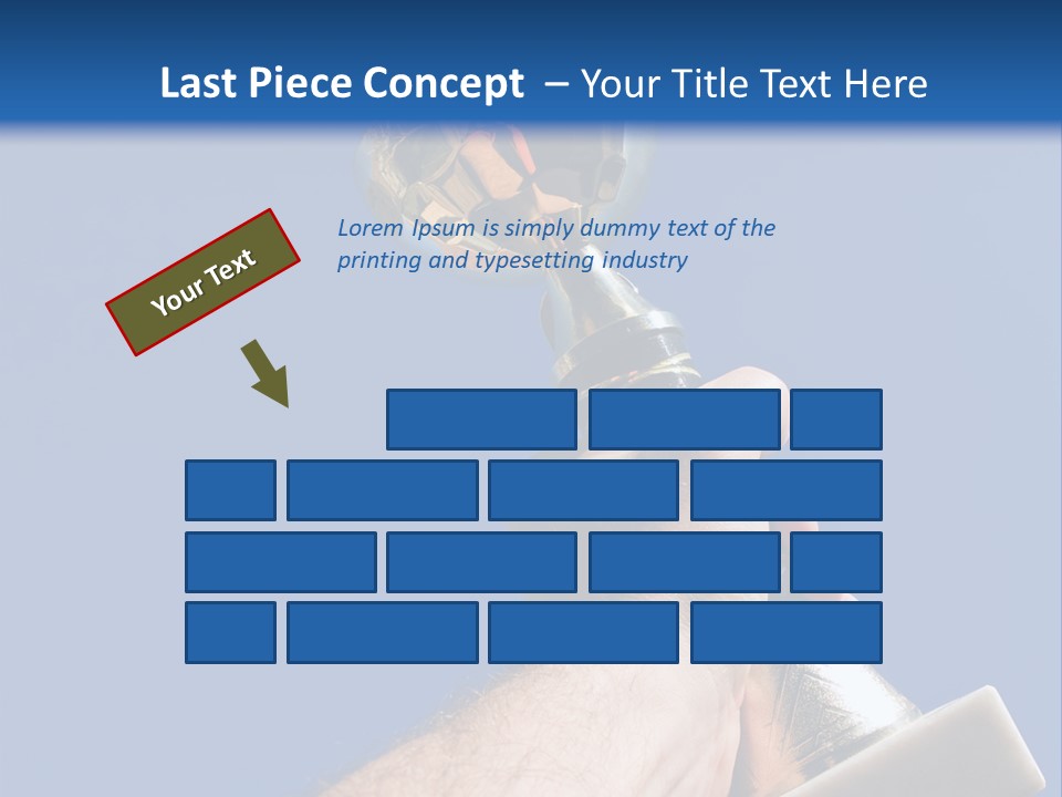 Job Prize Blue PowerPoint Template