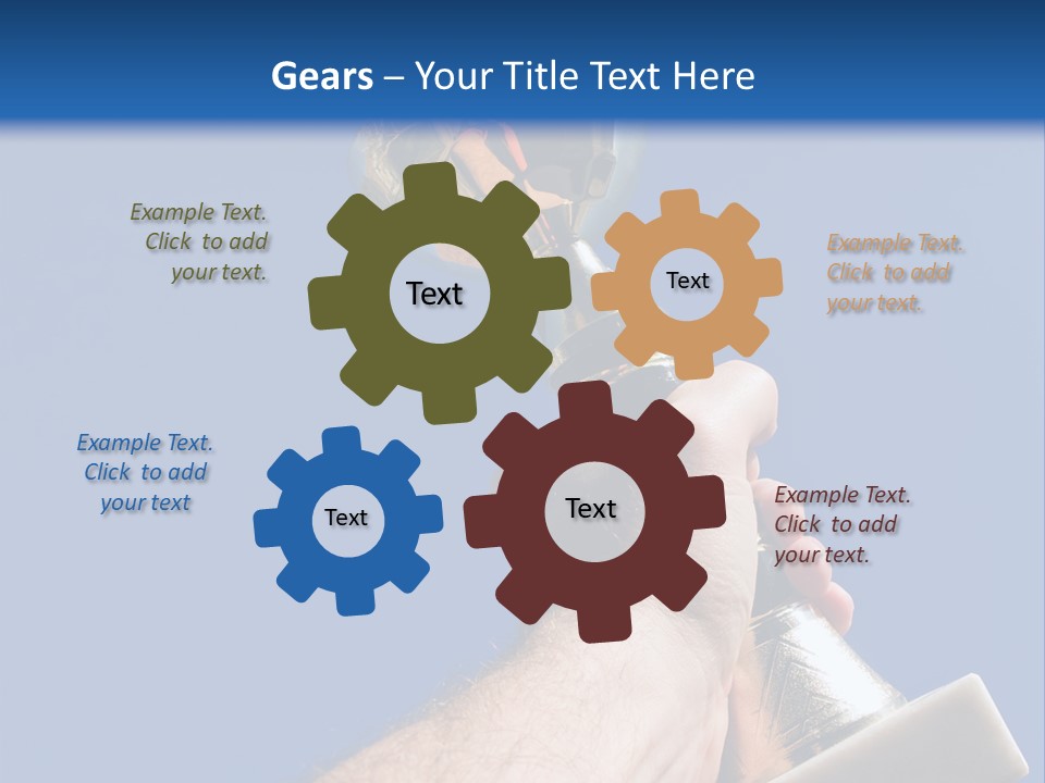 Job Prize Blue PowerPoint Template