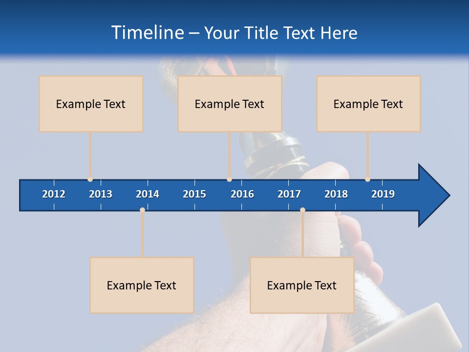 Job Prize Blue PowerPoint Template