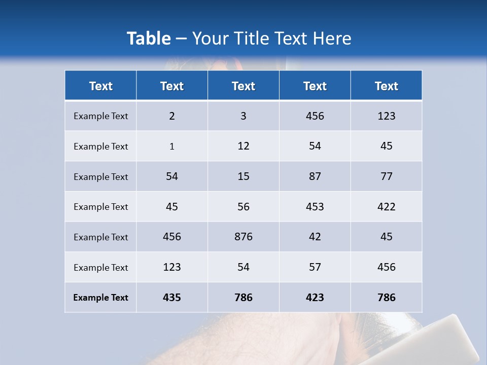 Job Prize Blue PowerPoint Template