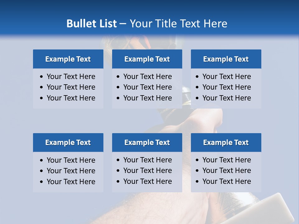 Job Prize Blue PowerPoint Template