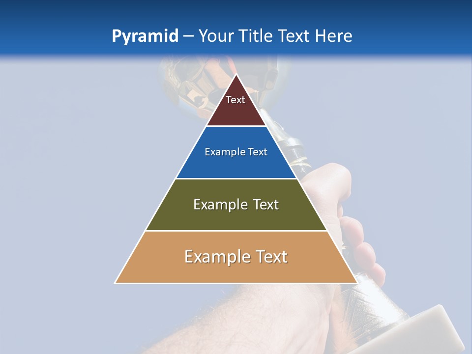 Job Prize Blue PowerPoint Template