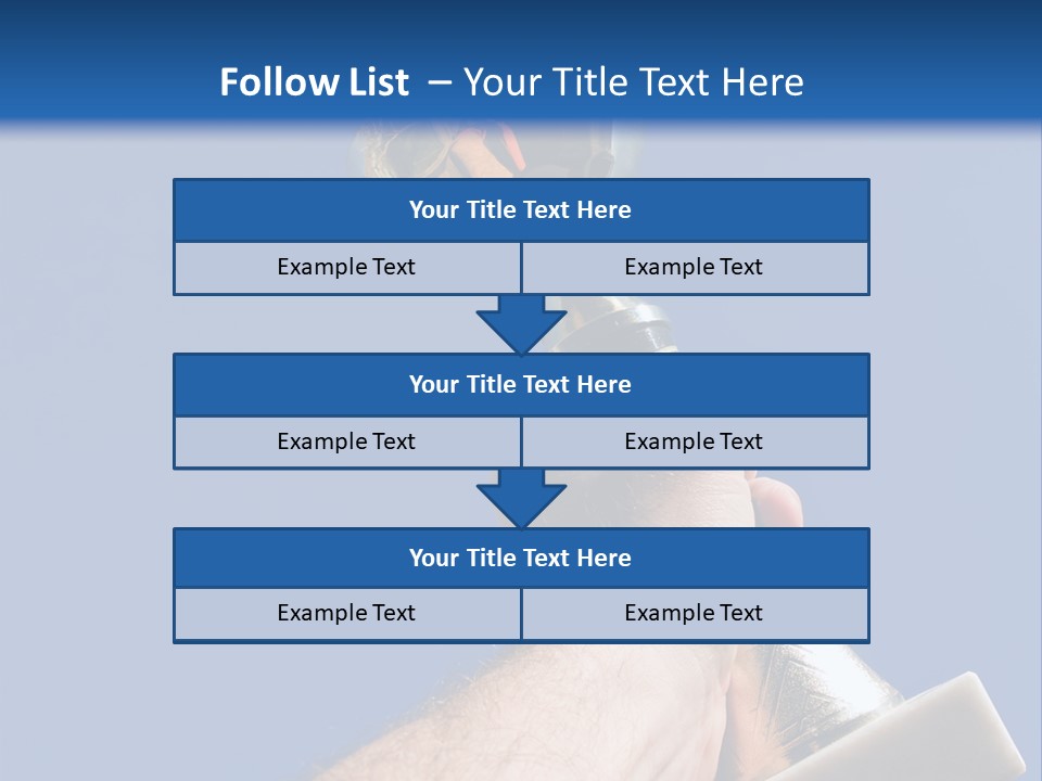 Job Prize Blue PowerPoint Template