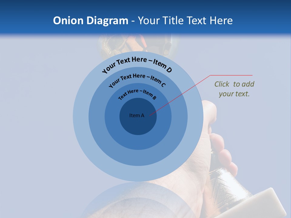 Job Prize Blue PowerPoint Template