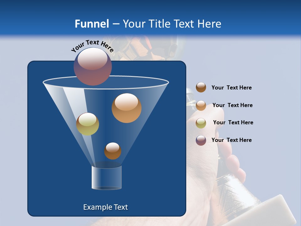 Job Prize Blue PowerPoint Template