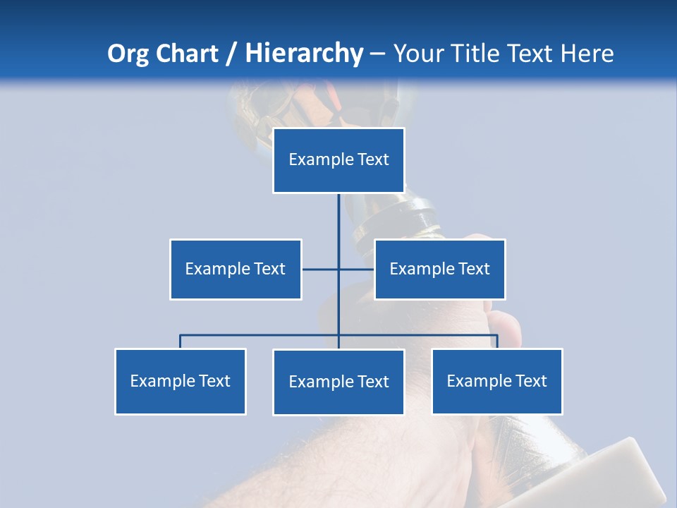 Job Prize Blue PowerPoint Template