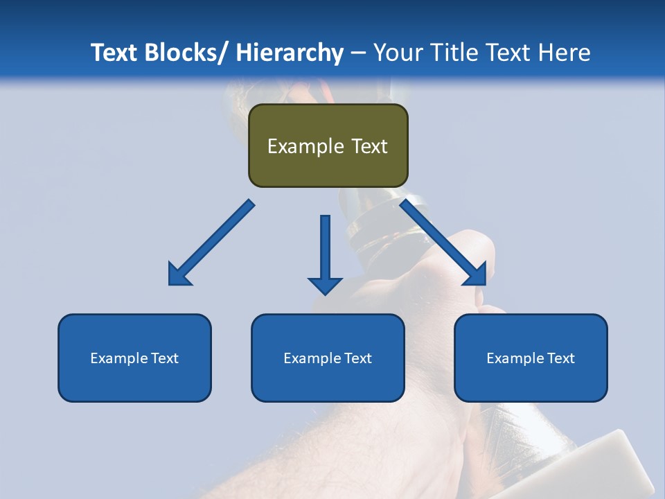 Job Prize Blue PowerPoint Template