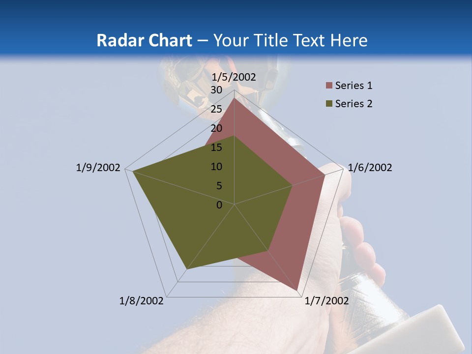 Job Prize Blue PowerPoint Template