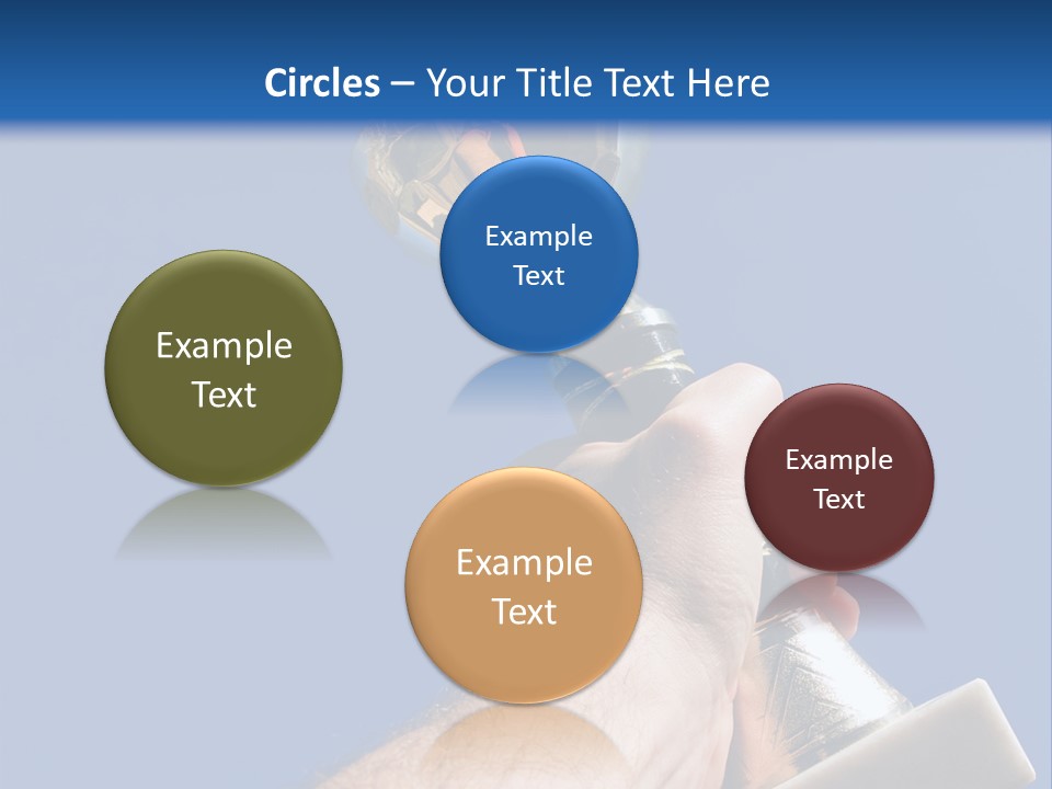 Job Prize Blue PowerPoint Template