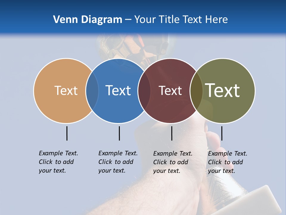 Job Prize Blue PowerPoint Template