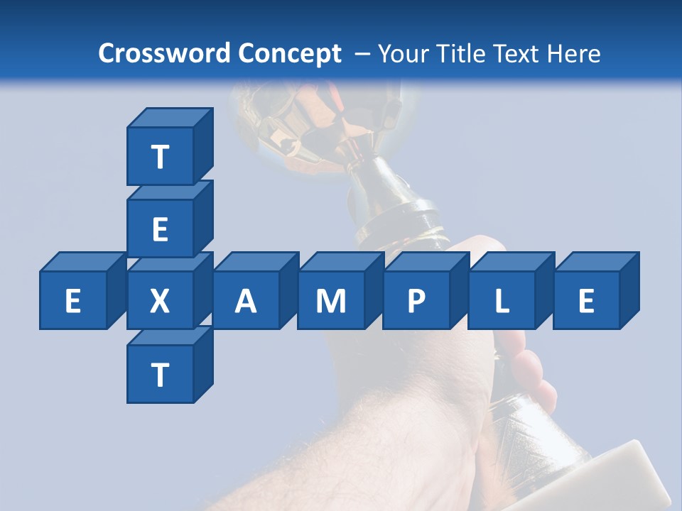 Job Prize Blue PowerPoint Template