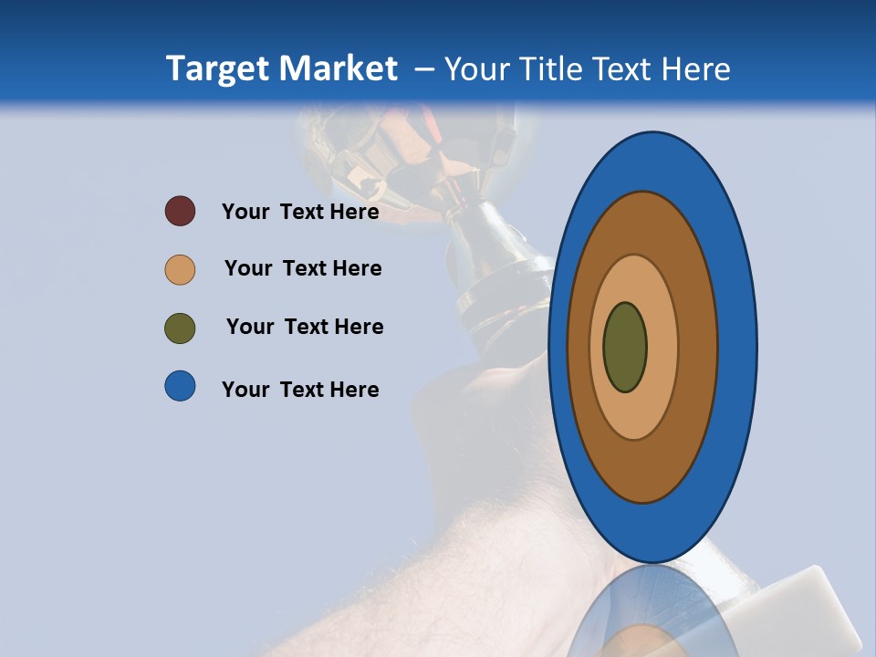 Job Prize Blue PowerPoint Template