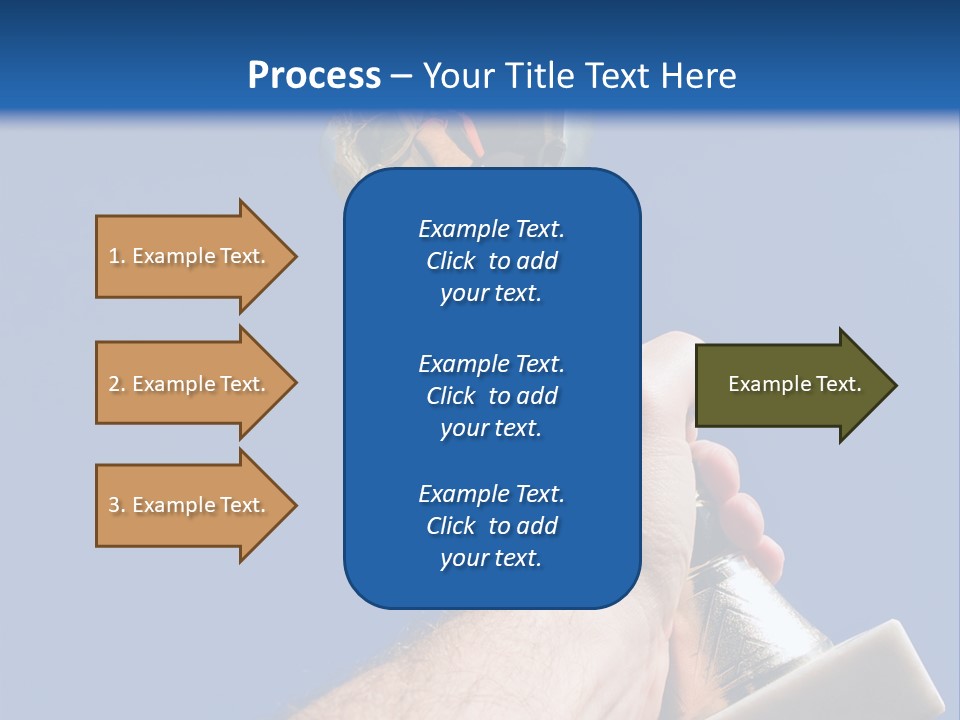Job Prize Blue PowerPoint Template