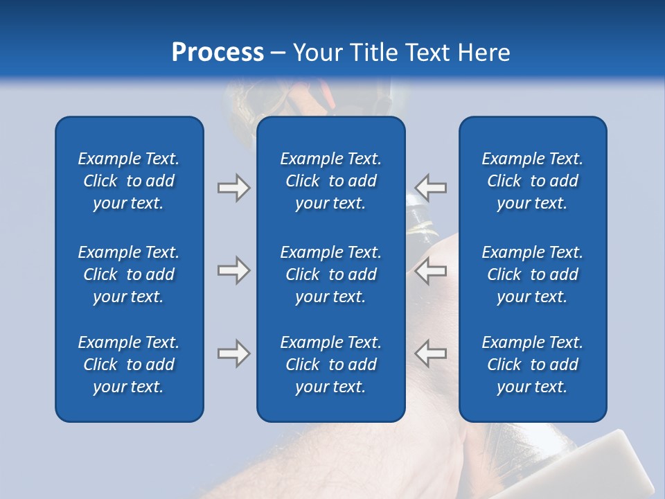 Job Prize Blue PowerPoint Template
