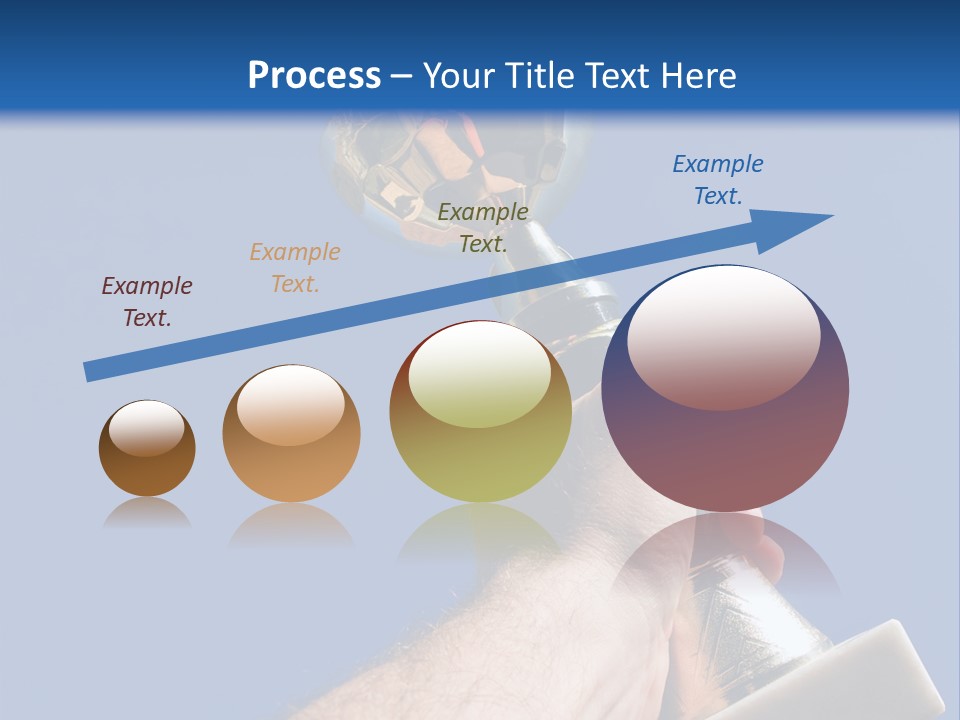 Job Prize Blue PowerPoint Template