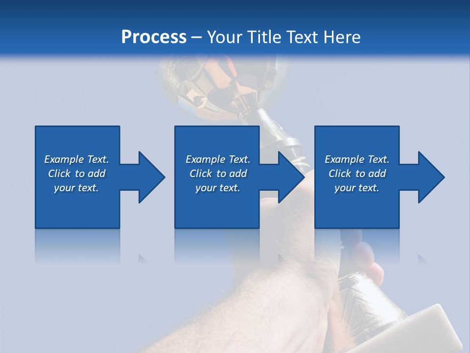 Job Prize Blue PowerPoint Template