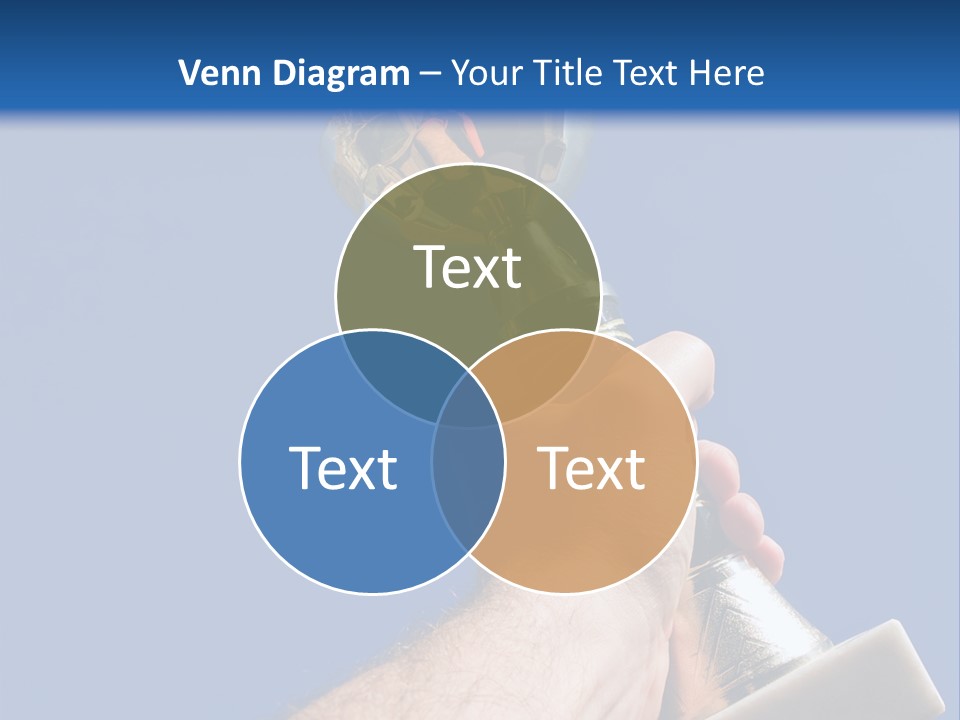 Job Prize Blue PowerPoint Template