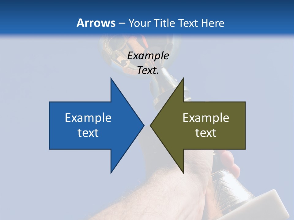 Job Prize Blue PowerPoint Template