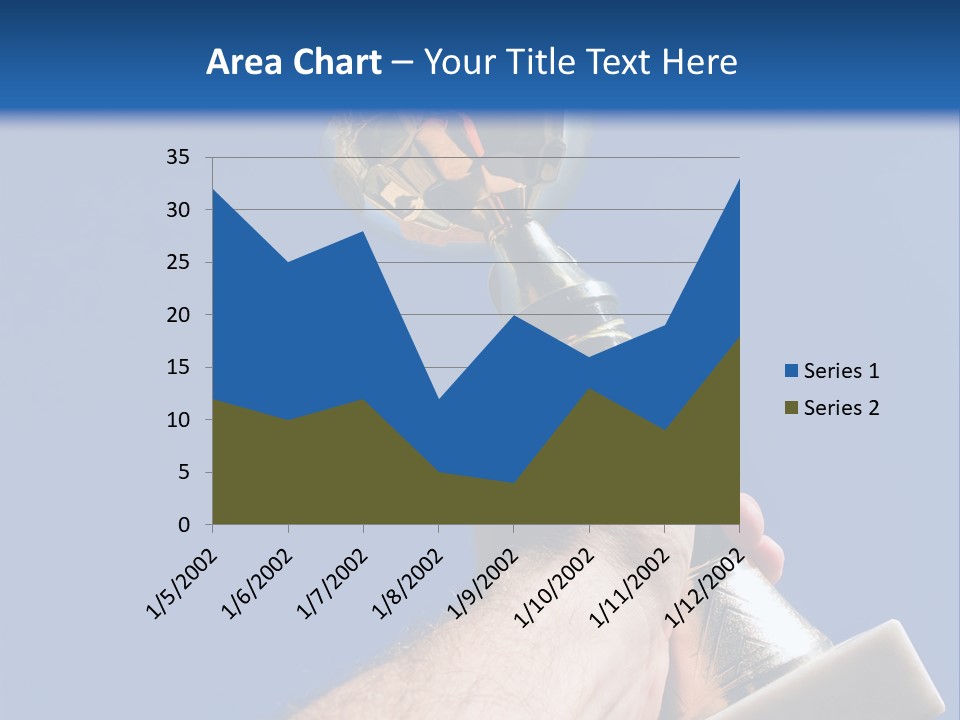 Job Prize Blue PowerPoint Template