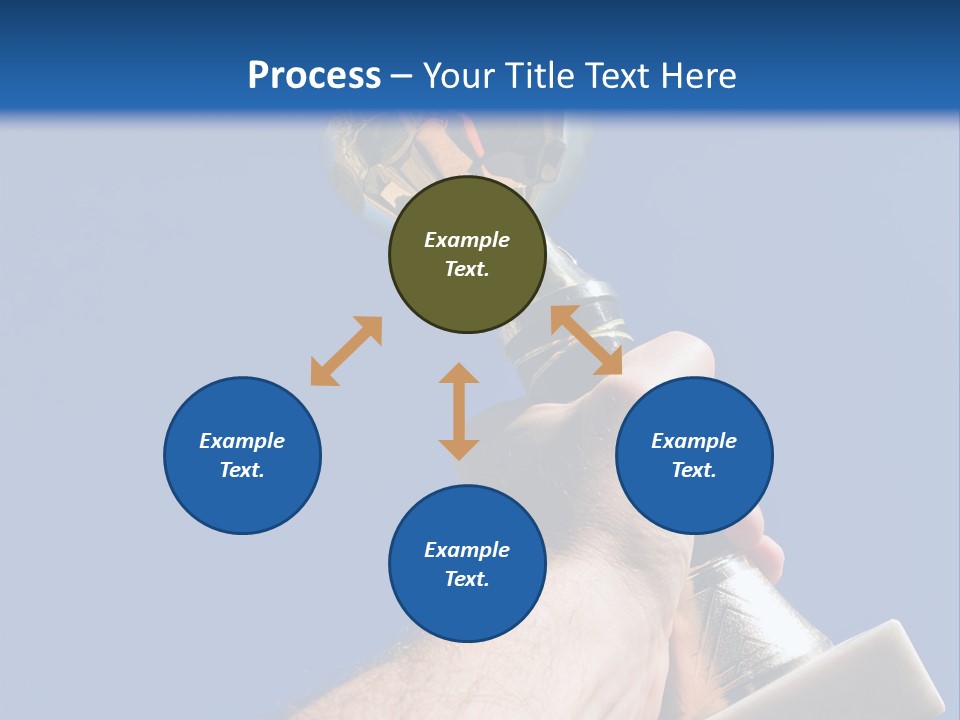 Job Prize Blue PowerPoint Template