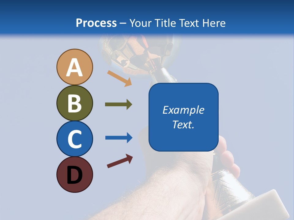 Job Prize Blue PowerPoint Template