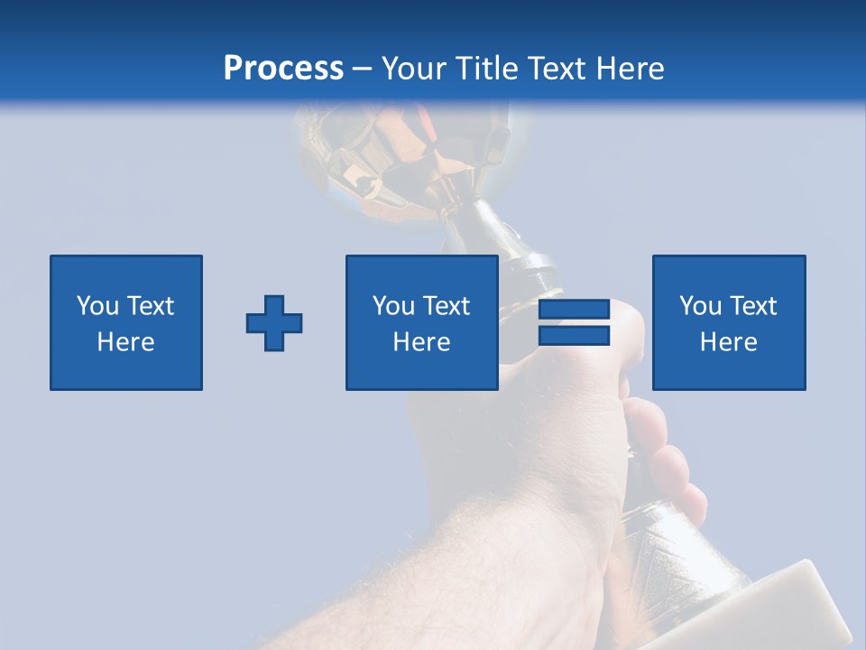 Job Prize Blue PowerPoint Template