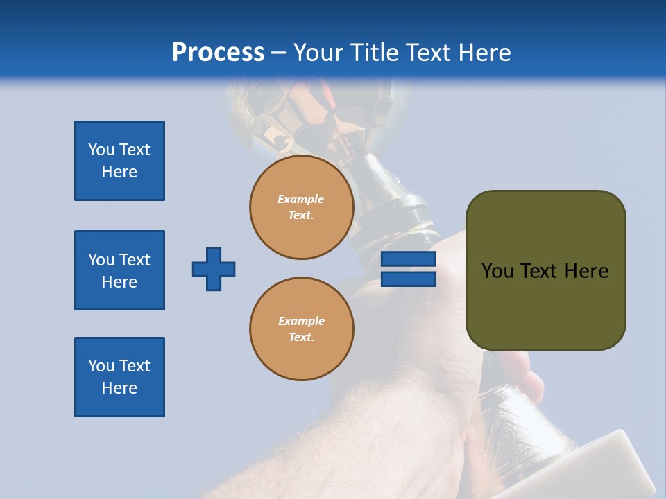 Job Prize Blue PowerPoint Template